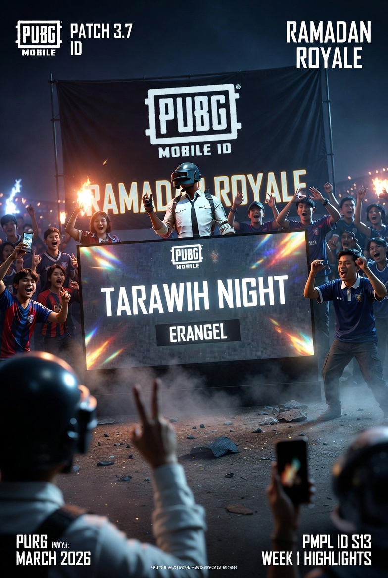 PUBG Mobile Patch 3.7 “Ramadan Royale” Rilis Global: Mode Tarawih Night, Skin Emote Takbir, dan Hadiah UC Gratis – PMPL ID S13 Week 1 Dimulai!